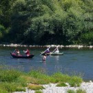 En canoë, au fil du Rhin